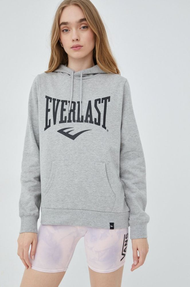 Кофта Everlast жіноча колір сірий меланж