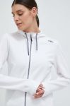 Кофта CMP жіноча колір білий з капюшоном однотонна