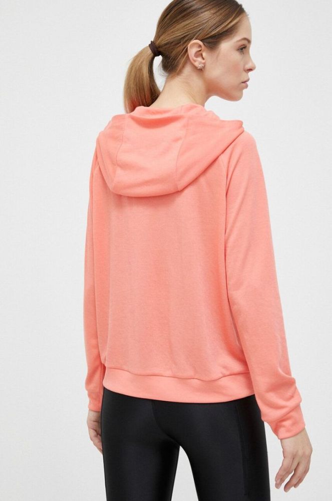 Спортивна кофта Helly Hansen Inshore жіноча колір помаранчевий з капюшоном однотонна фото 3