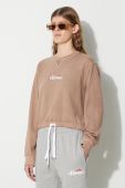 Бавовняна кофта Ellesse жіноча колір рожевий з аплікацією SGM14011-PINK (3266657)
