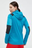 Спортивна кофта Viking Yosemite з капюшоном однотонна колір блакитний