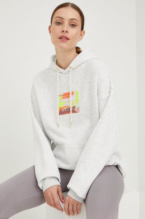 Кофта P.E Nation жіноча колір сірий меланж