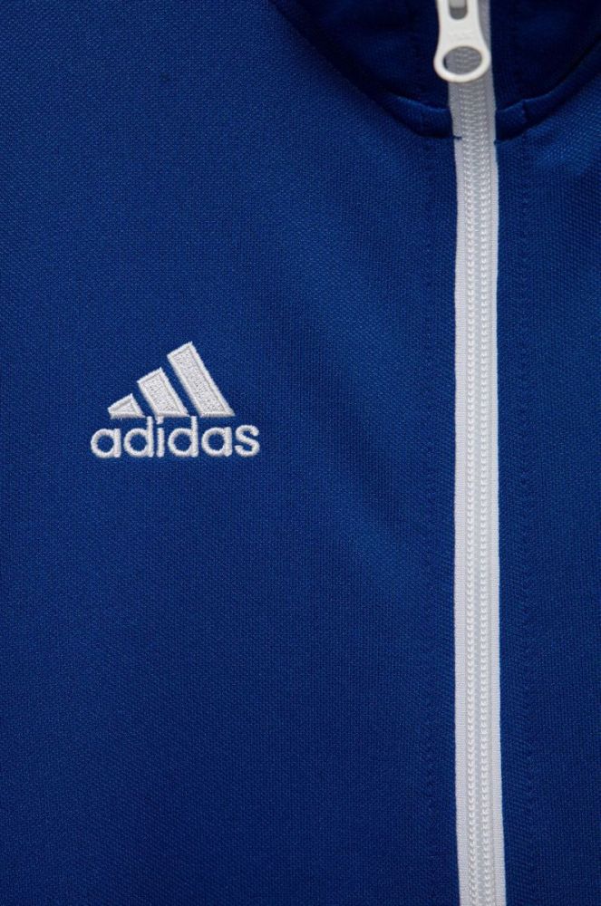 Дитяча кофта adidas Performance колір синій з аплікацією фото 3