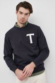Бавовняна кофта Tiger Of Sweden чоловіча колір синій з аплікацією