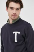 Бавовняна кофта Tiger Of Sweden чоловіча колір синій з аплікацією