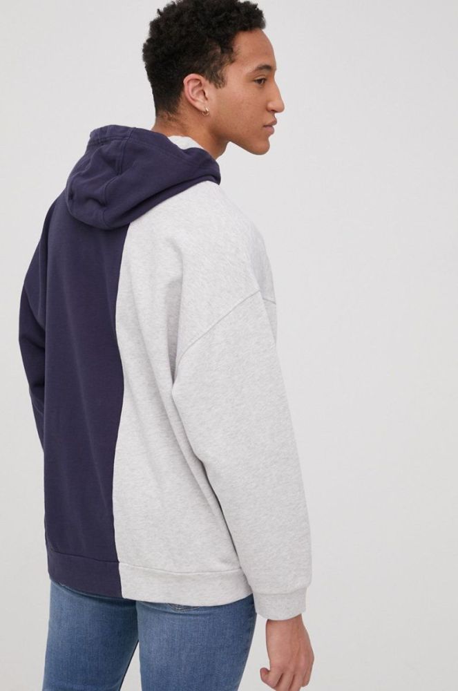 Бавовняна кофта Tommy Jeans чоловіча колір синій меланж (2225406) фото 3