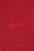 Кофта Superdry чоловіча колір червоний однотонна (2123642)