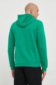 Кофта adidas Performance чоловіча колір зелений однотонна