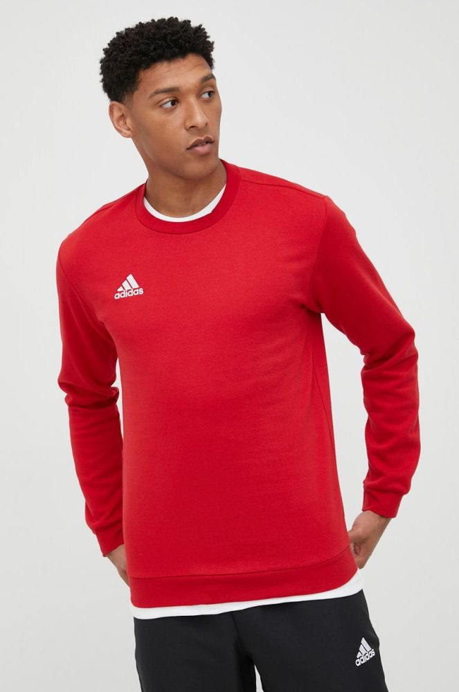 Кофта adidas Performance чоловіча колір червоний з аплікацією