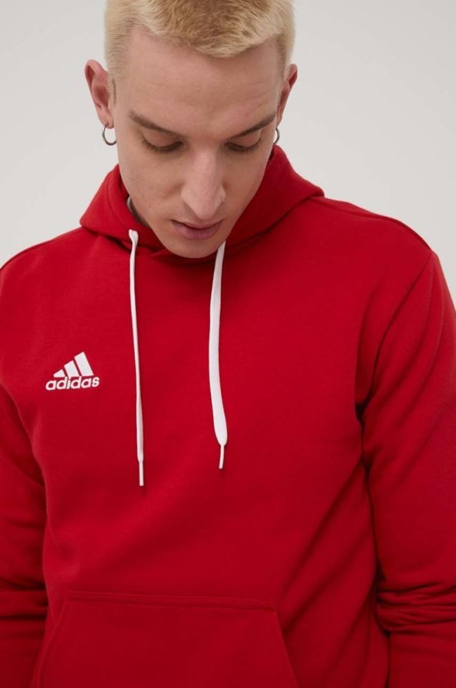 Кофта adidas Performance H57514 чоловіча колір червоний однотонна фото 4