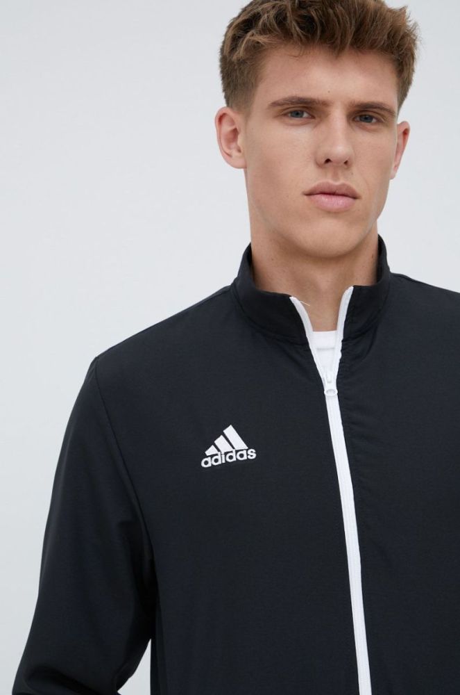 Куртка для тренувань adidas Performance Entrada 22 H57534 колір чорний перехідна фото 4