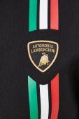 Бавовняна кофта Lamborghini чоловіча колір чорний з аплікацією
