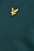 Бавовняна кофта Lyle & Scott чоловіча колір зелений однотонна (2456699)