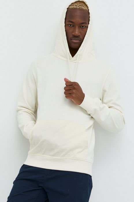 Кофта s.Oliver чоловіча колір бежевий однотонна