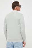 Бавовняна кофта BOSS BOSS CASUAL чоловіча  з аплікацією колір зелений (3295548)