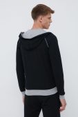 Кофта BOSS чоловіча колір чорний однотонна (2442343)