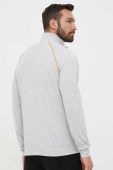 Кофта BOSS чоловіча колір сірий меланж