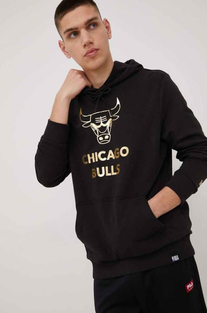 Кофта New Era чоловіча колір чорний з принтом 12893104.BLACK-BLACK