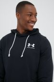 Кофта Under Armour 1370401 чоловіча колір чорний з принтом