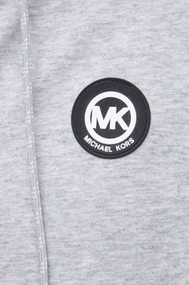 Кофта Michael Kors чоловіча колір сірий з аплікацією (2144706) фото 5