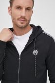 Кофта Michael Kors чоловіча колір чорний з аплікацією (2144694)