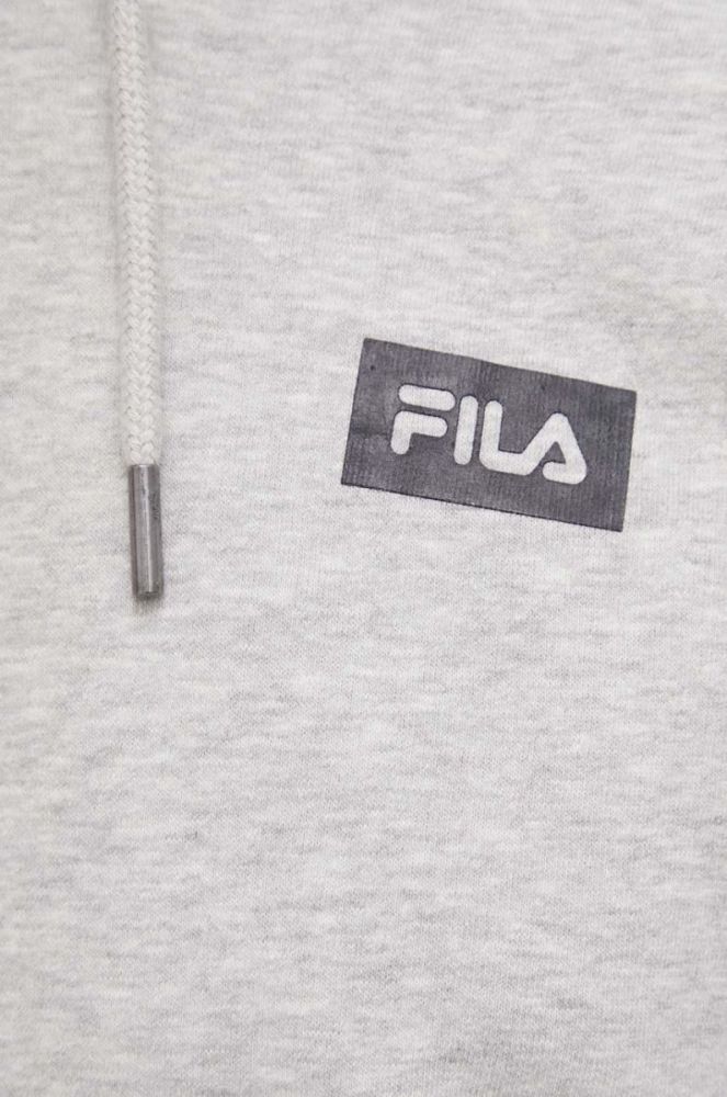 Кофта Fila чоловіча колір сірий з принтом (2088746) фото 5