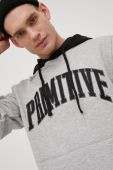 Кофта Primitive Cut N Sew чоловіча колір сірий з аплікацією