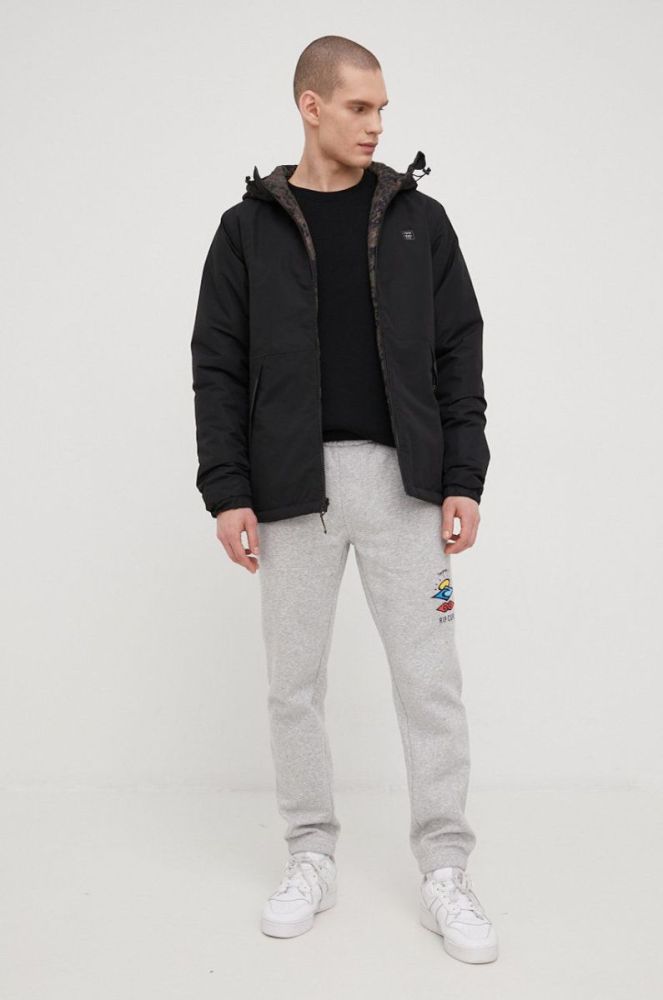 Кофта Rip Curl чоловіча колір чорний з принтом (2225494) фото 2
