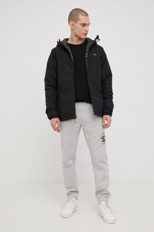 Кофта Rip Curl чоловіча колір чорний з принтом (2225494) фото 2