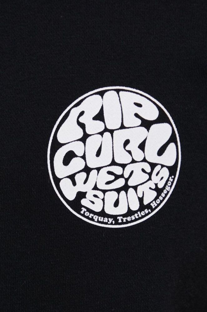 Кофта Rip Curl чоловіча колір чорний з принтом (2225494) фото 5