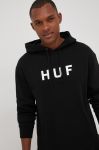 Кофта HUF чоловіча колір чорний з принтом (2421492) Кофта HUF чоловіча колір чорний з принтом (2421492)
