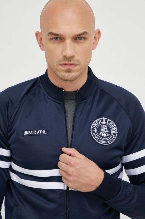 Кофта Unfair Athletics чоловіча колір синій з аплікацією