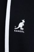 Бавовняна кофта Kangol колір чорний однотонна KLEU002-117