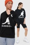 Бавовняна кофта Kangol колір чорний з принтом KLEU003-99 (2227895)