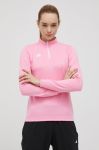 Тренувальна кофта adidas Performance Entrada 22 HC5045 колір рожевий півгольф Тренувальна кофта adidas Performance Entrada 22 HC5045 колір рожевий півгольф