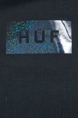 Бавовняний лонгслів HUF колір чорний