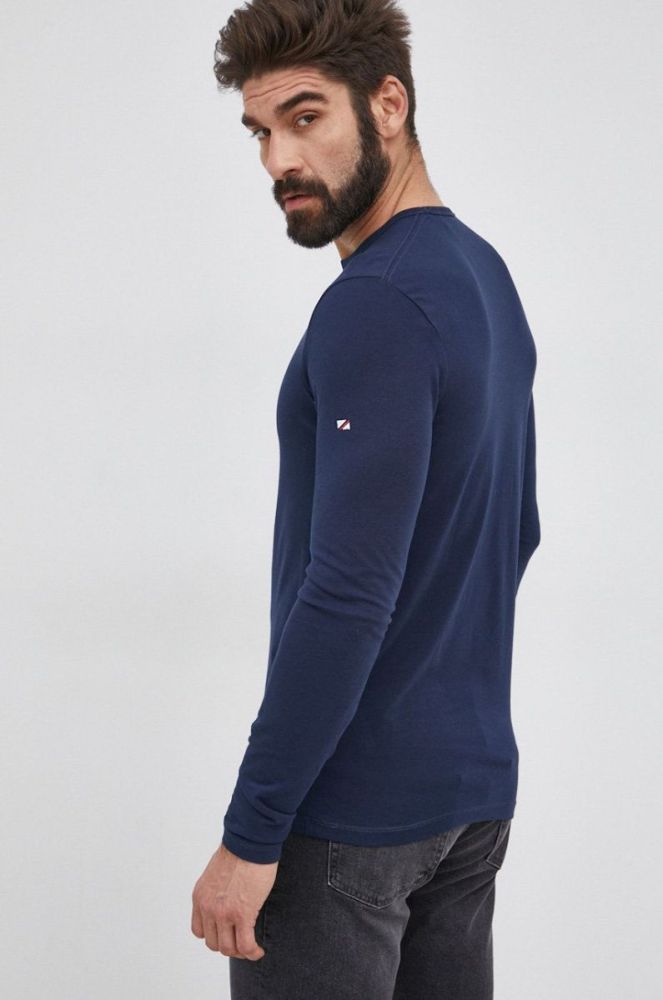Лонгслів Pepe Jeans Original Basic 2 Long N чоловічий колір синій однотонний фото 3