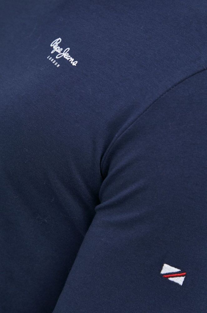 Лонгслів Pepe Jeans Original Basic 2 Long N чоловічий колір синій однотонний фото 5
