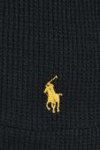 Лонгслів Polo Ralph Lauren чоловічий колір чорний однотонний