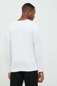 Піжамний лонгслів BOSS колір білий з аплікацією