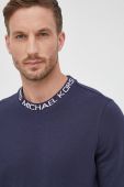 Кофта Michael Kors чоловіча колір синій з аплікацією (2152393)