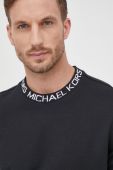 Кофта Michael Kors чоловіча колір чорний з аплікацією (2152381)
