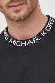 Кофта Michael Kors чоловіча колір чорний з аплікацією (2152381)