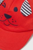 Дитяча кепка Mayoral колір червоний з принтом