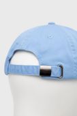 Дитяча Бавовняна кепка Pepe Jeans з аплікацією колір блакитний