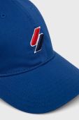 Кепка Superdry з аплікацією колір блакитний (2176915)