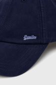 Кепка Superdry колір синій однотонна