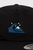 Кепка Quiksilver колір чорний з принтом (2079354)