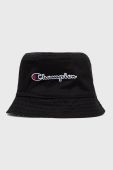 Двосторонній бавовняний капелюх Champion 805505 колір чорний з бавовни