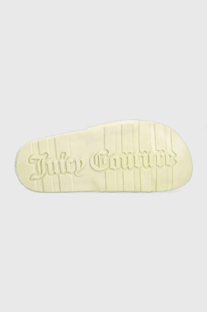 Шльопанці Juicy Couture жіночі колір жовтий фото 5